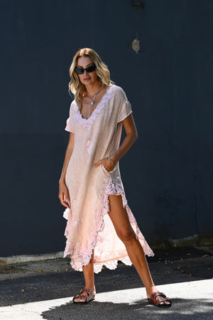 Daisy Maxi Cover Up