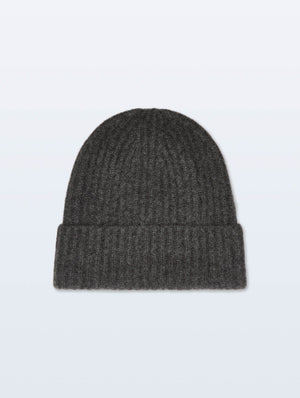 Cashmere Luxe Ribbed Beanie