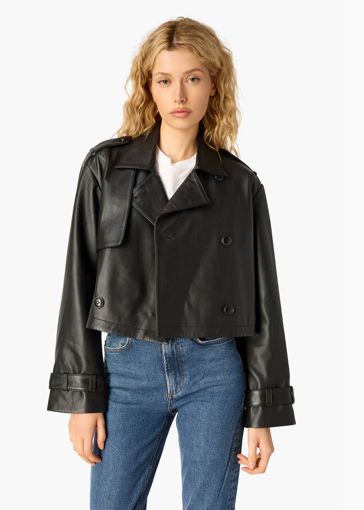 Saskia Genuine Leather Jacket
