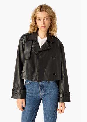 Saskia Genuine Leather Jacket