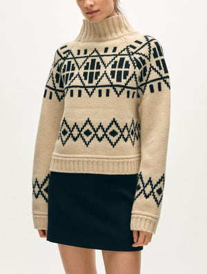 Merino Fair Isle Turtleneck