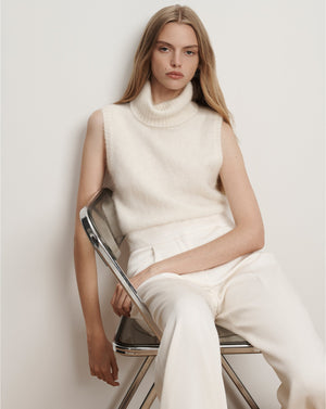 Mazzy Brushed Cashmere Shell