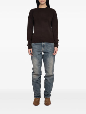 Cici Heart-Patch Sweater