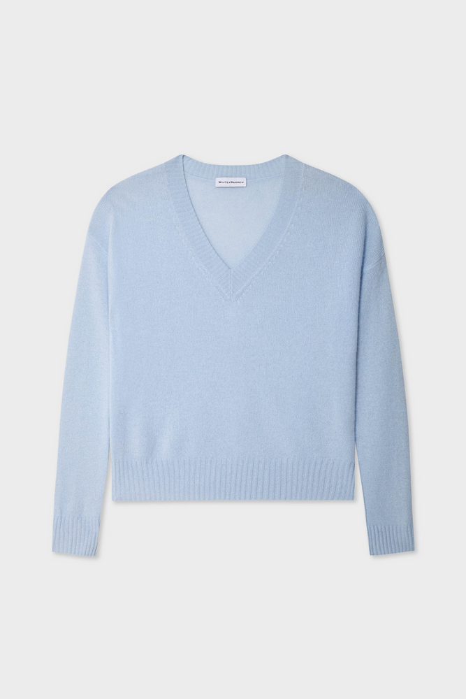 Cashmere Featherweight Vneck