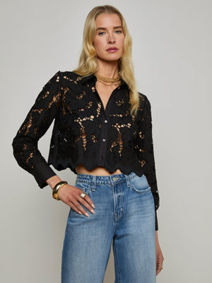 Seychelle Cropped Button Down
