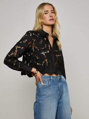 Seychelle Cropped Button Down