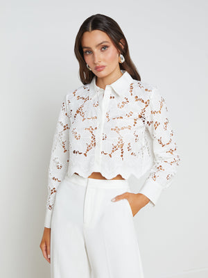 Seychelle Cropped Button Down