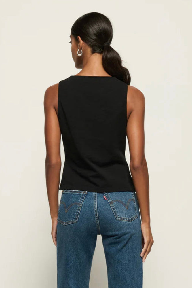トリートユアセルフ back logo lace tops blue Women's Cropped lace-up top in indigo knit | Blue | Diesel
