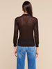 Carine Pointelle Collared Sweater