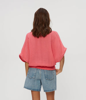 Imani Cropped Dolman Sleeve Top