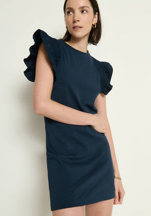 Ellis Ruffle Sleeve Dress
