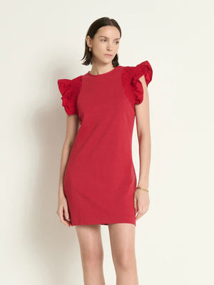 Ellis Ruffle Sleeve Dress