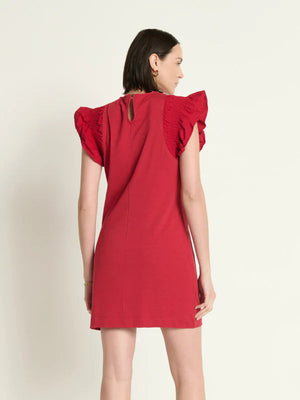 Ellis Ruffle Sleeve Dress