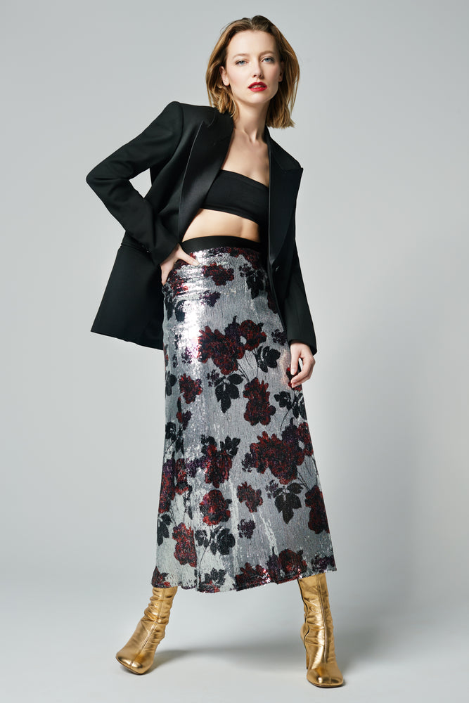 
            
                Load image into Gallery viewer, Sequin Midi Skirt
            
        