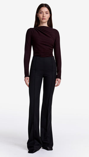Pintuck Flare Pant