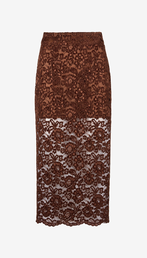Lace Pencil Skirt