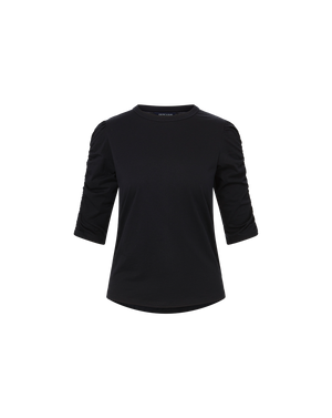 Waldorf Ruched-Sleeve T-Shirt