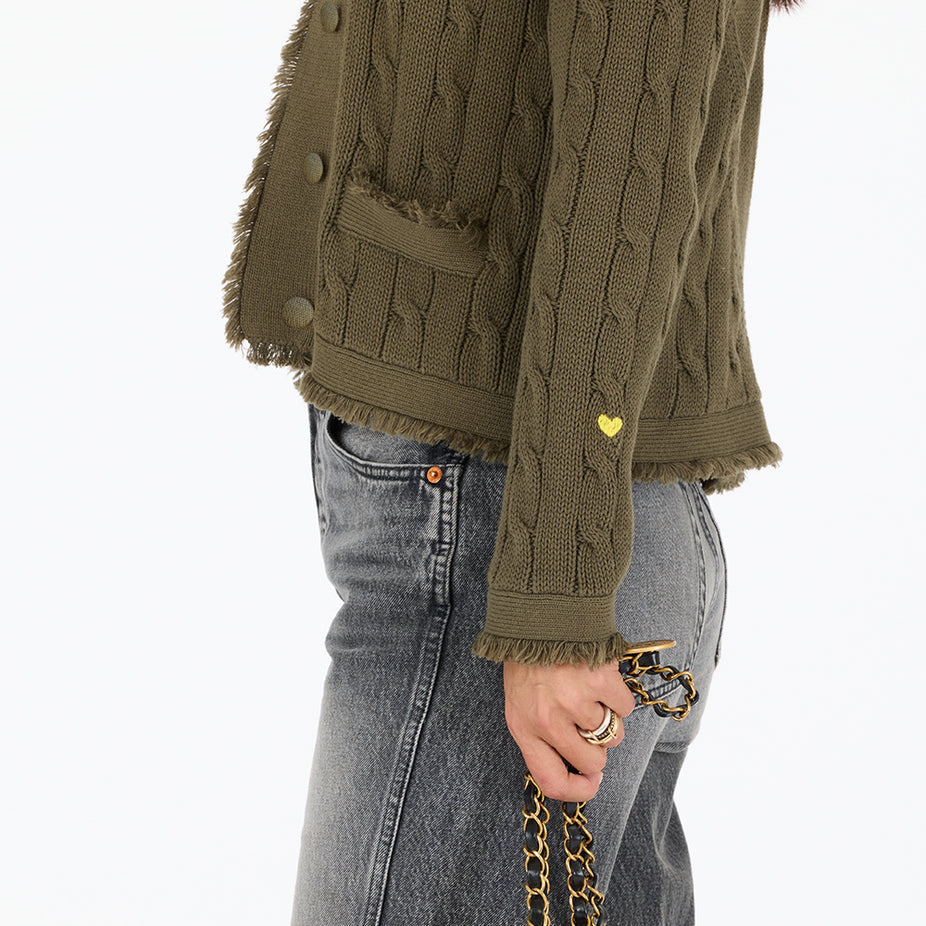 Beau-Lero Cable Cardigan