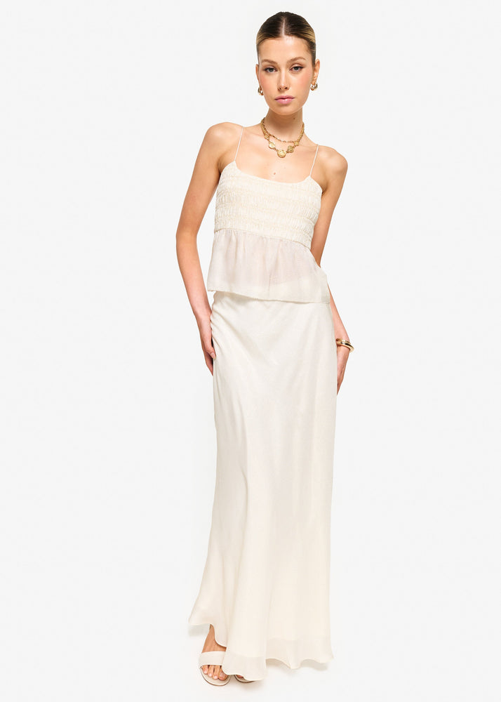 Alysin Mettalic Silk Camisole