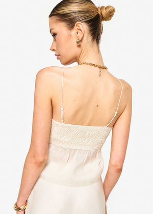 Alysin Mettalic Silk Camisole