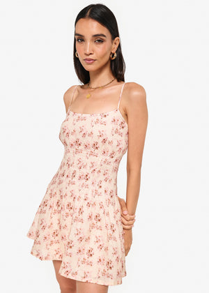 Kairi Linen Mini Dress