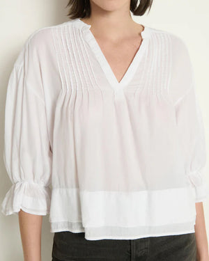 Scarlet Pintuck Blouse