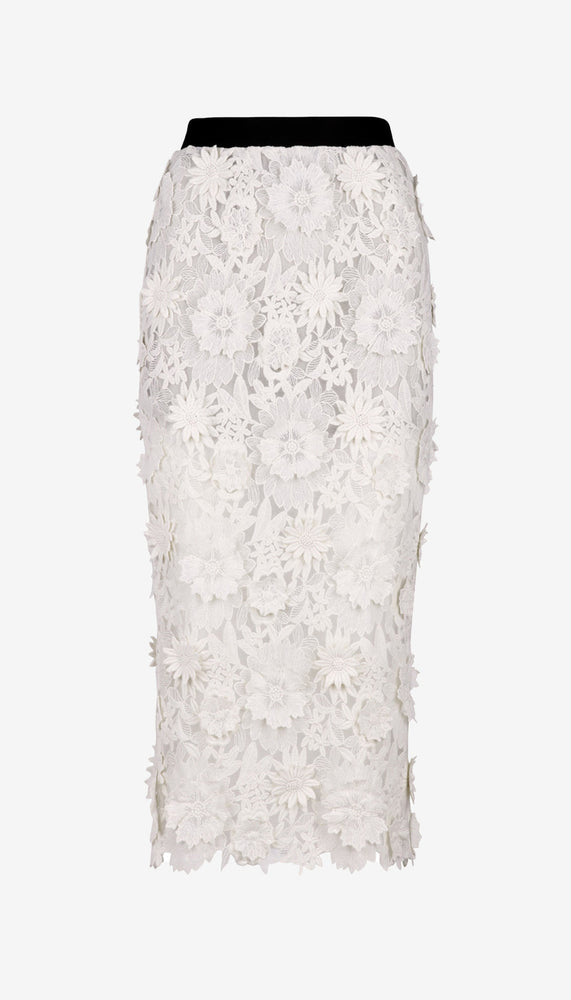 Applique Pencil Skirt