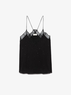 Christy Diamanté Silk Camisole