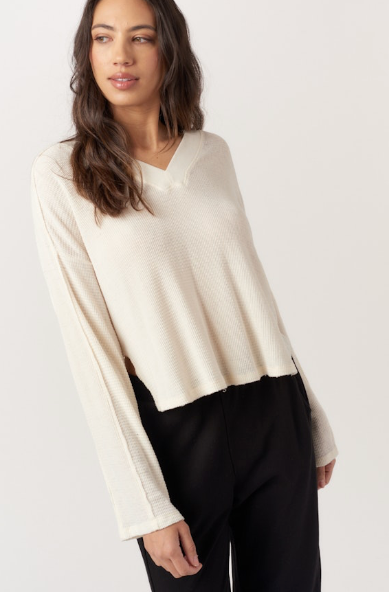 Underground Thermal Burnout V-Neck L/S Tee