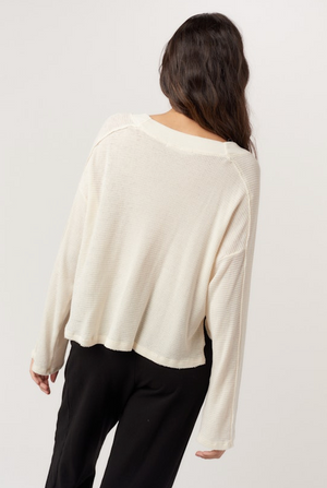 Underground Thermal Burnout V-Neck L/S Tee