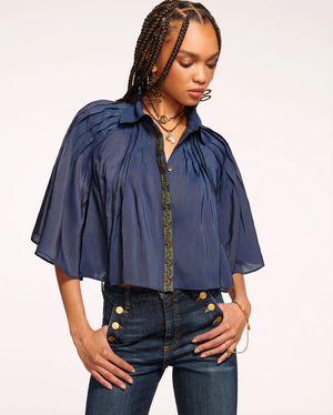 Tillie Loose Embroidered Blouse