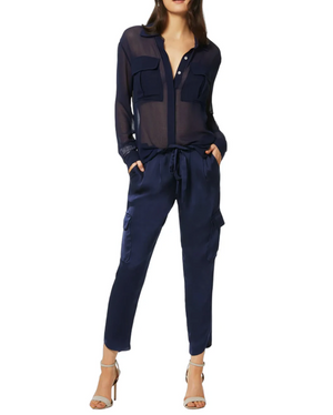 Satin Pocket Allyn Pants