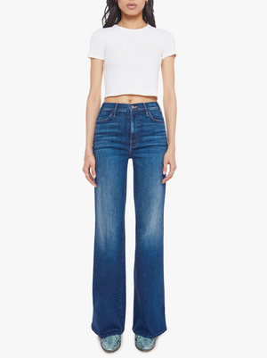 The Hustler Roller Sneak High Rise Jeans - Troublemaker