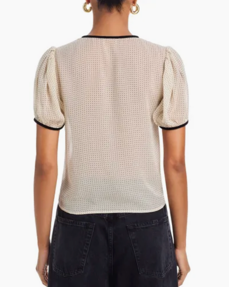 The Tie Puff Sleeve Blouse