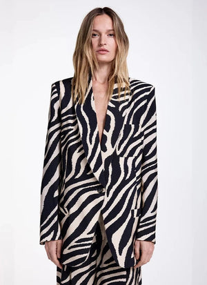 Shawl Collar Oversized Blazer