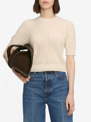 The Ladder Pointelle Sweater