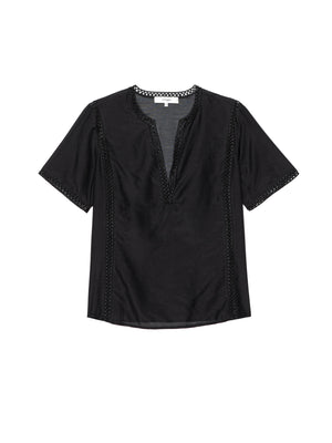 The Crochet Trim Blouse