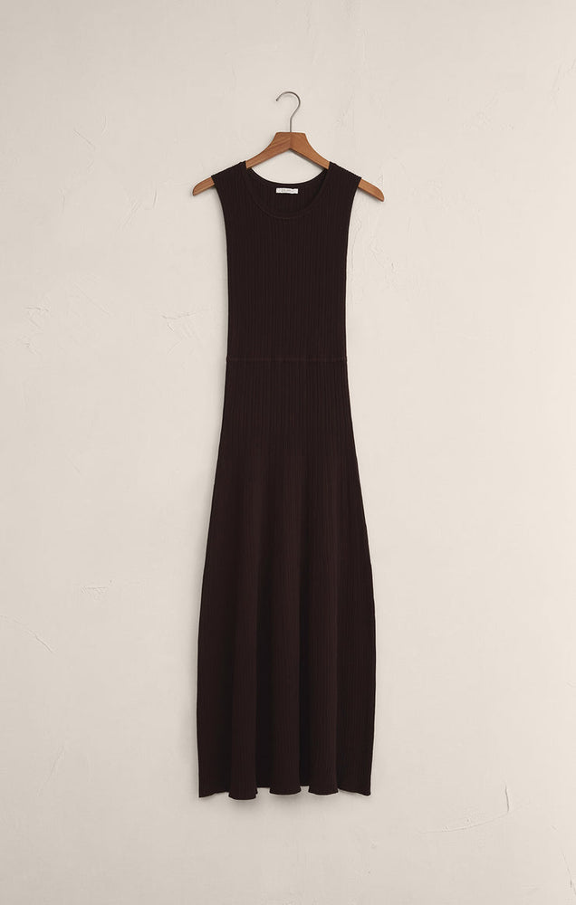 Elba Midi Ribbed Sweater Dress
