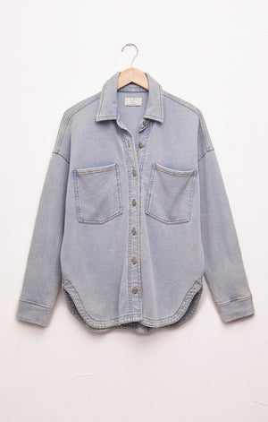 
            
                Load image into Gallery viewer, All Day Knit Denim Jacket
            
        