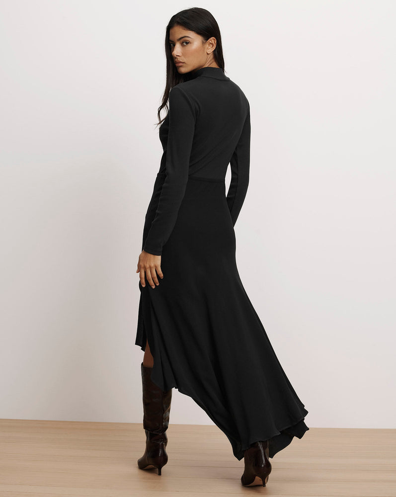 Thalissa Handkerchief Midi Dress