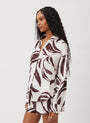 Contrast Oversize Button Down