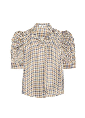 The Houndstooth Gillian Top
