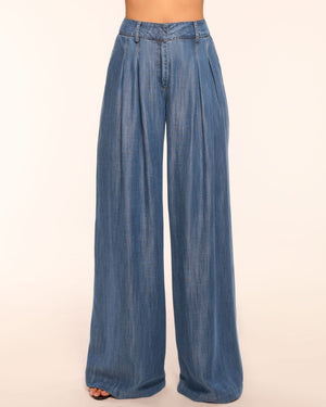Chambray Oscar Pant