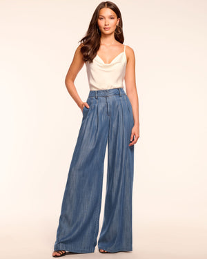 Chambray Oscar Pant