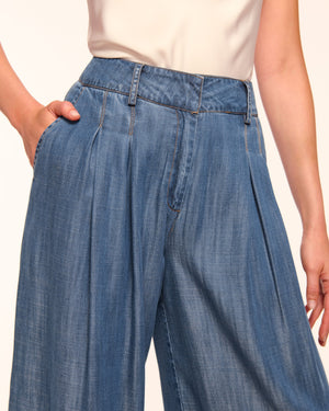 Chambray Oscar Pant