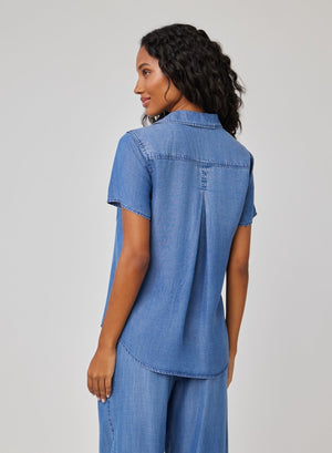 Short Sleeve Pocket Button Down
