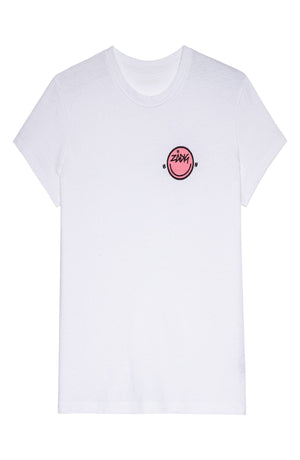 
            
                Load image into Gallery viewer, Zoe Small Happy Tee
            
        