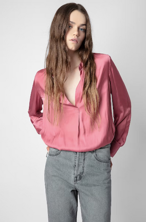 
            
                Load image into Gallery viewer, Tink Satin Blouse
            
        