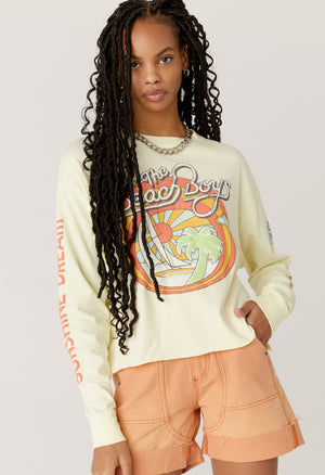 
            
                Load image into Gallery viewer, The Beach Boys Sunshine Dream Long Sleeve Crop
            
        